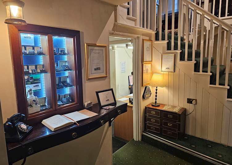 Reception, Busta House Hotel
