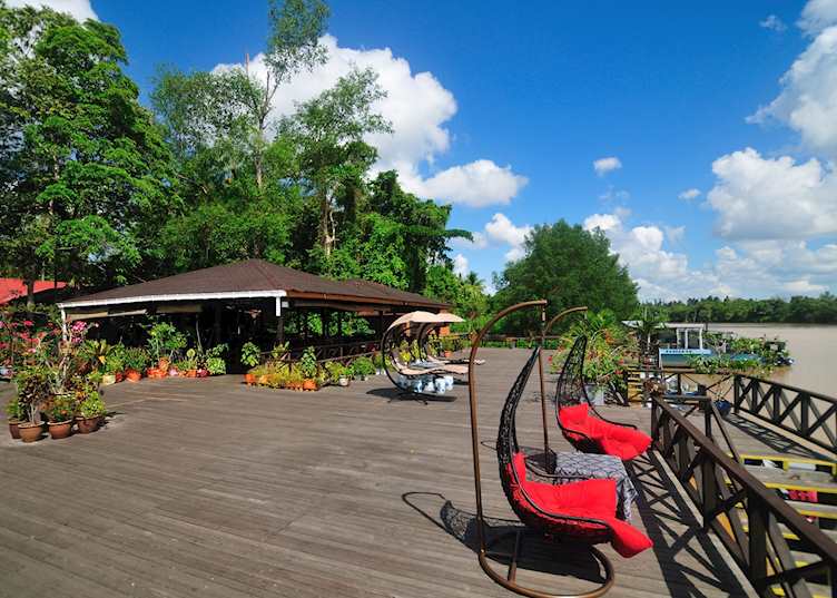 Jetty view, Abai Jungle Lodge