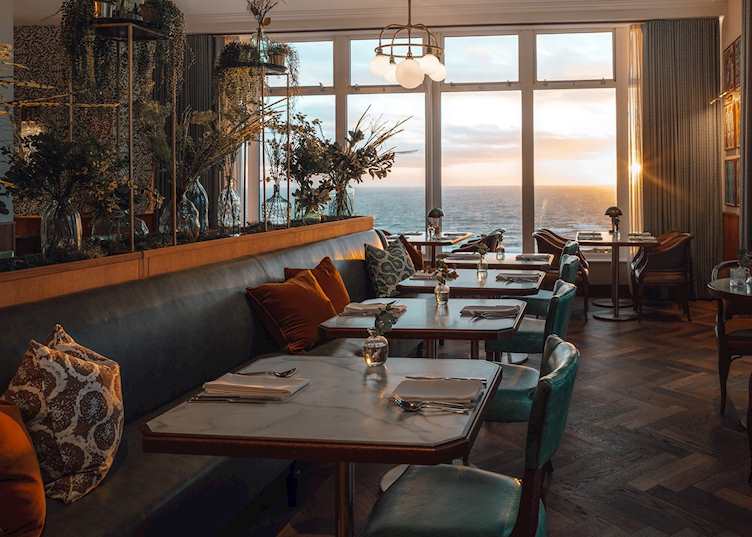 Restaurant, The Headland (credit: The Headland Hotel and Spa)
