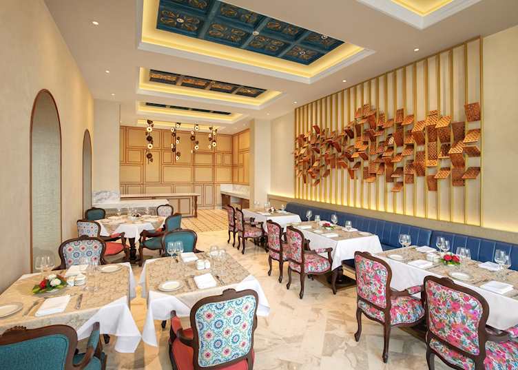 The restaurant at Pilibhit House, Haridwar