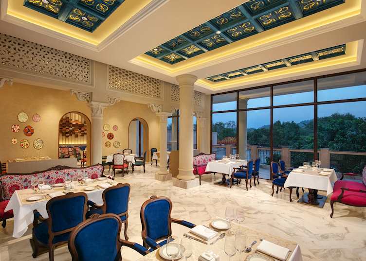 The dining room at Pilibhit House, Haridwar