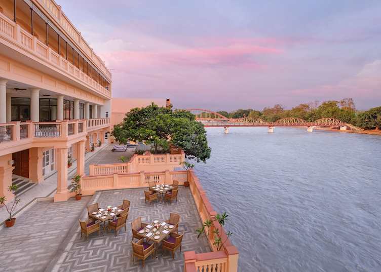 View of the Ganges from Pilibhit House, Haridwar