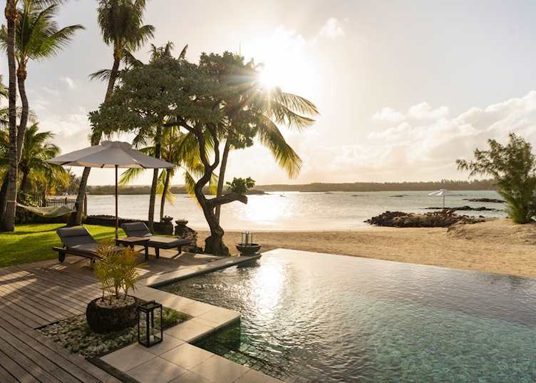 Princely villa pool, Constance Prince Maurice