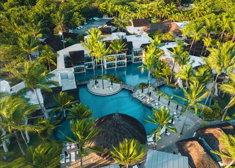 Aerial view, Constance Belle Mare Plage