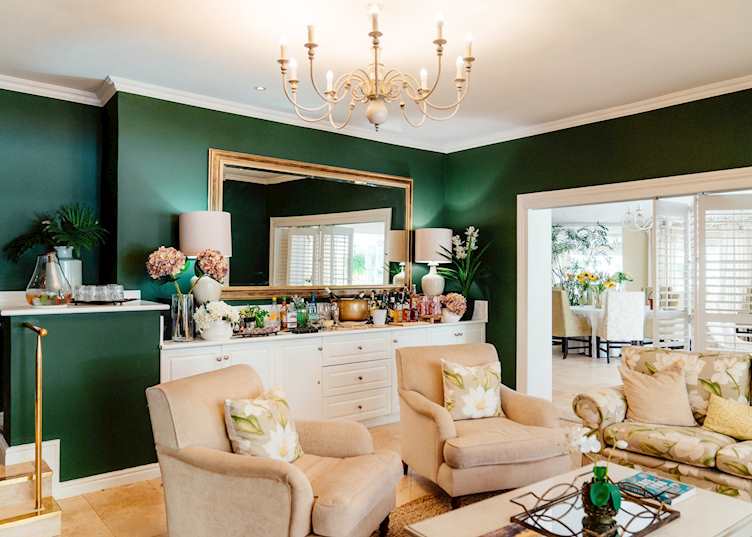 The lounge bar at The Last Word Constantia