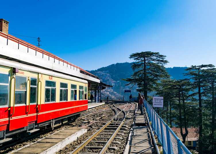 Toy Train on the Shimla to Kalka route