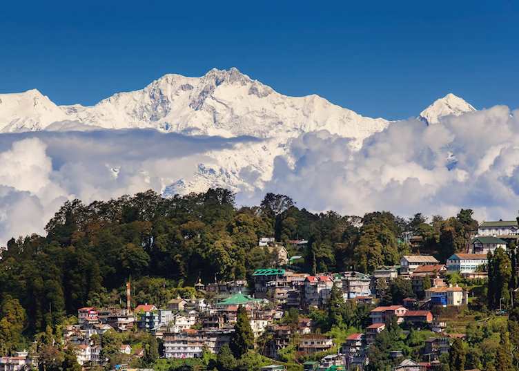 View of kangchenjunga from Darjeeling