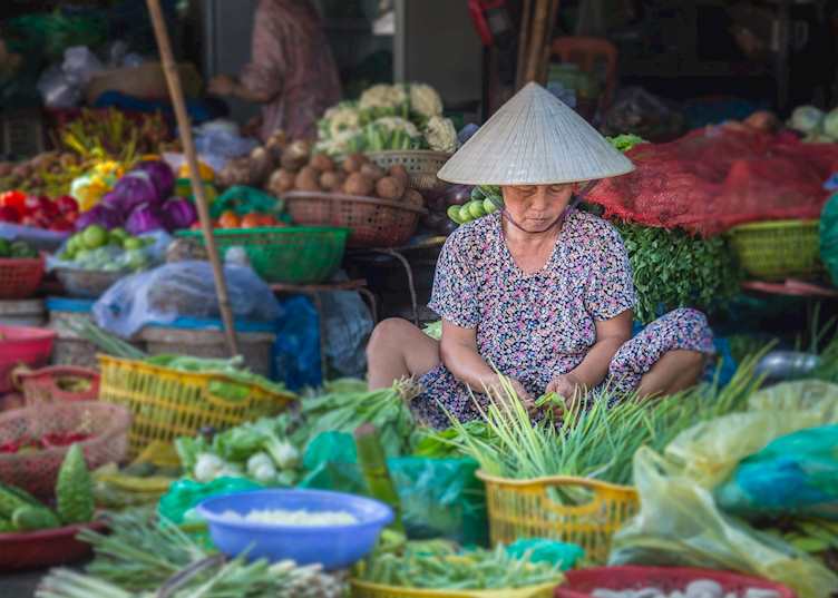 Food market in Hue