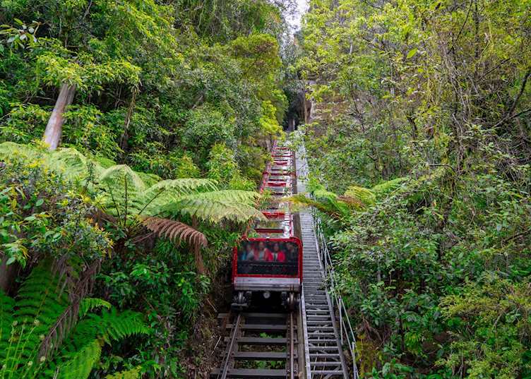 Scenic railway in the Blue Mountains