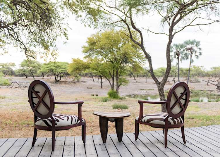 Viewing deck, Onguma Tented Camp, Namibia