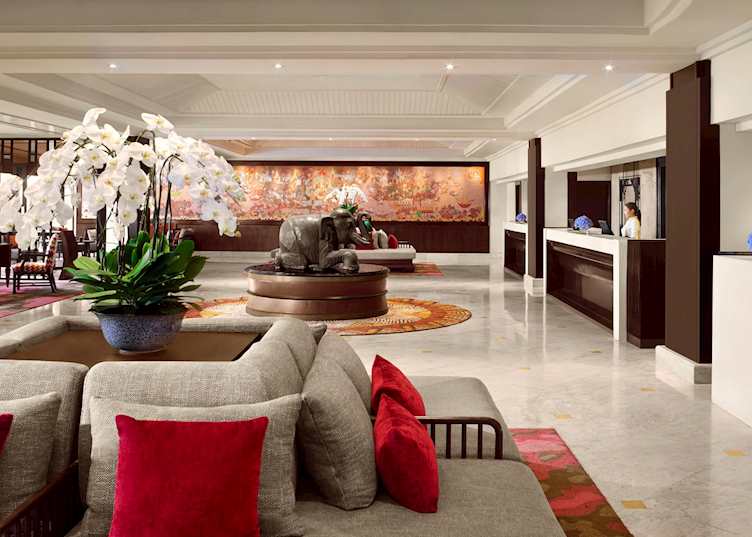 Reception area, Anantara Bangkok Riverside