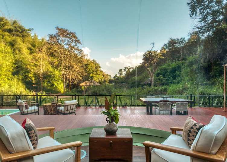 View from a Jungle Bubble, Anantara Resort Golden Triangle
