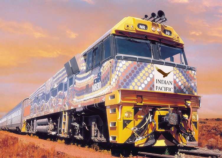 The Indian Pacific train