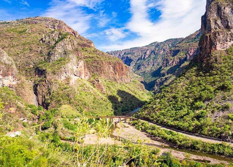 Railway through Copper Canyon