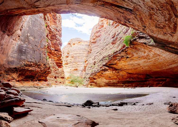 Cathedral Gorge Cave in Purnululu National Park