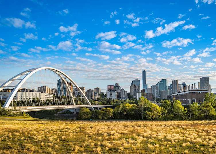 Walterdale Bridge in Edmonton
