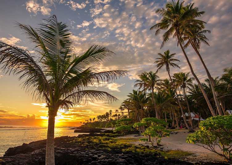 Sunset on Upolu