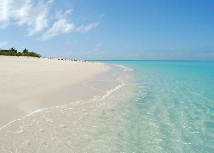 Unspoilt beach on Fanjove Island, Songo Songo Archipelago