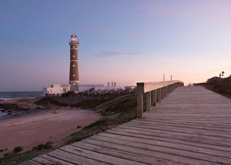 José Ignacio lighthouse at dusk