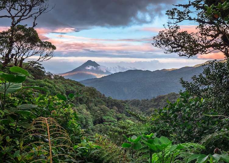 Arenal Volcano seen from Monteverde