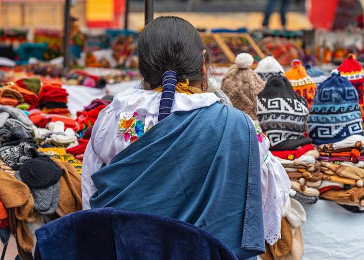 Stall at Otavalo Market