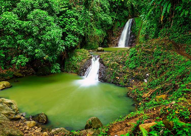 Seven Sisters Waterfalls, Grand Etang National Park