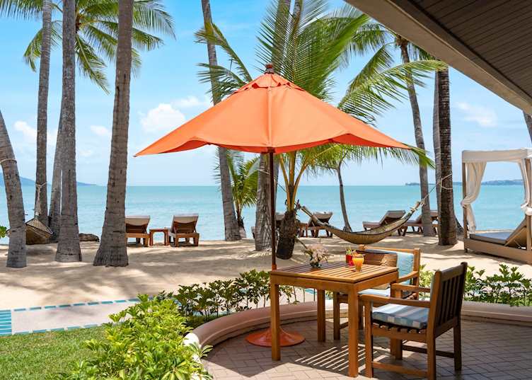 Patio Deluxe Beachfront Villa Plunge Pool, Santiburi Koh Samui