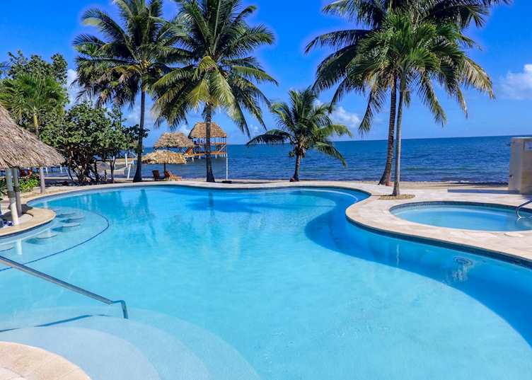 Pool, Almond Beach, Belize 