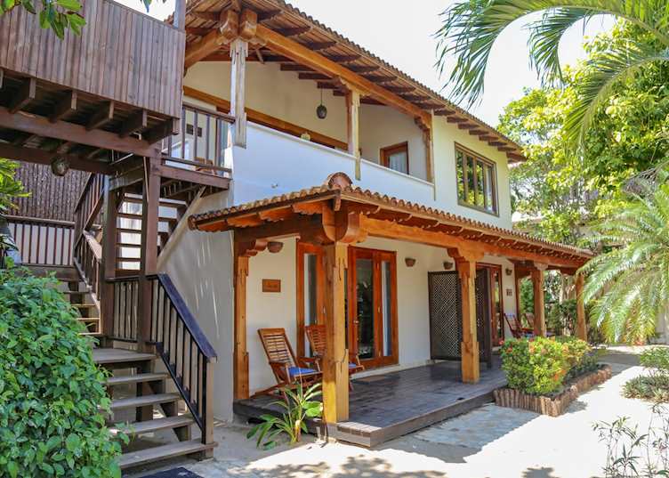 Entrance to Rooms, Almond Beach, Belize 