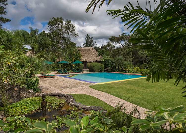 Pool, Blancaneaux Lodge, Cayo District 