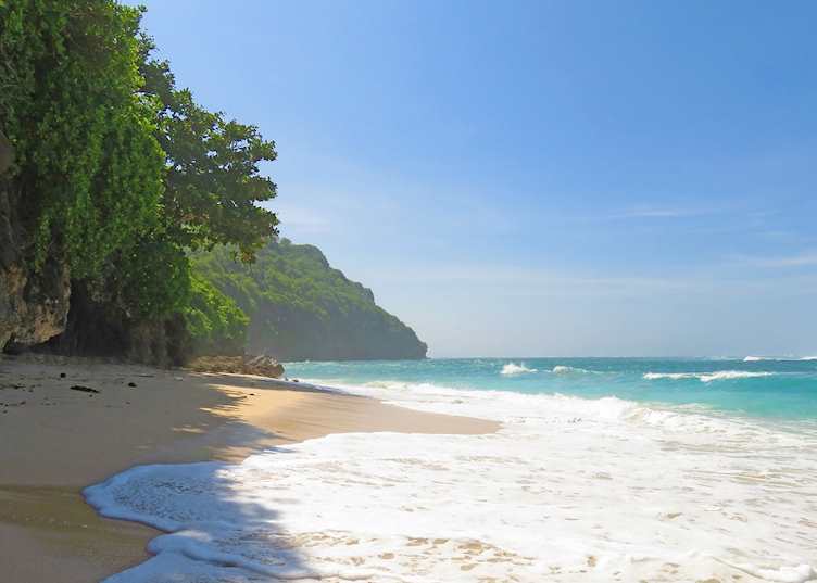Beach in Bali Barat National Park