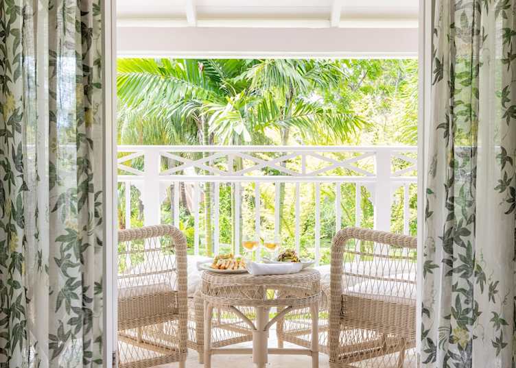 Upper Circle Suite Verandah, Cobblers Cove, Barbados 