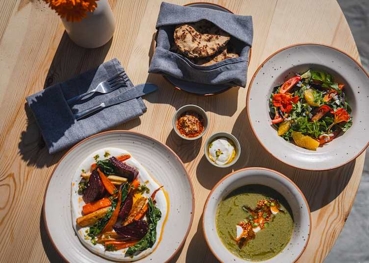 Delicious food at Kyagar using local and seasonal produce