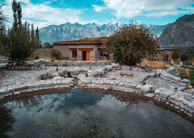 Ponds at Kyagar, Nubra Valley