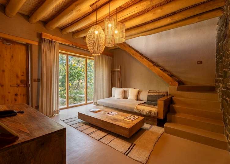 Villas with a living area on the ground floor at Dolkhar, Leh