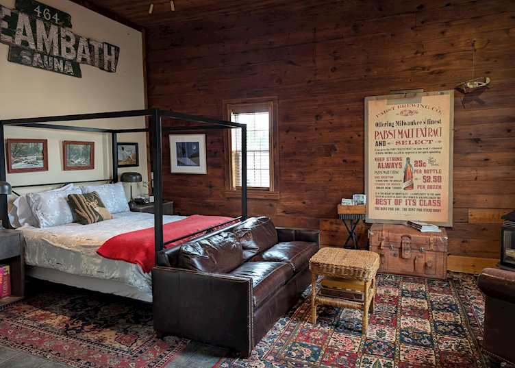 Carriage House bedroom 2, The Eddie Hotel, Prince Edward County