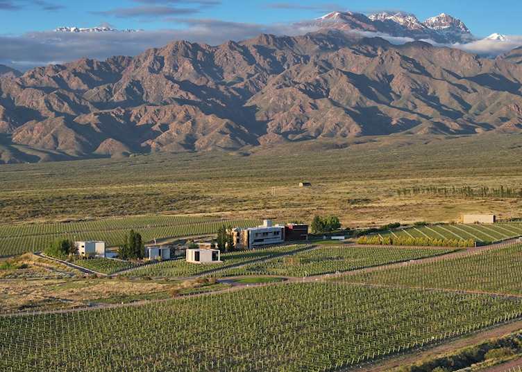 Aerial view, Casa de Uco