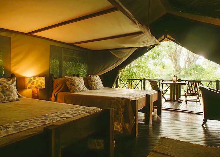 Rufiji River Camp, Room 