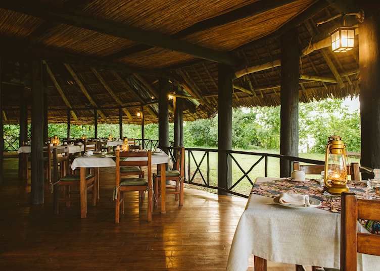 Rufiji River Camp, Dining Area 
