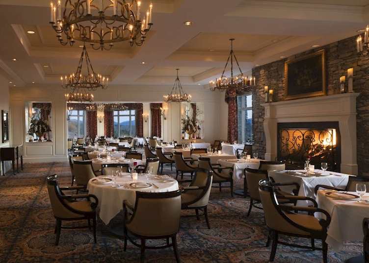 Dining area, The Inn on Biltmore Estate