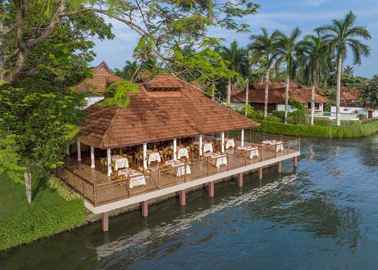 The Vembanad restaurant at Kumarakom Lake Resort