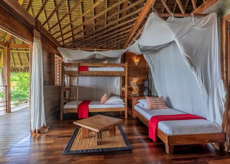Guest room, Time + Tide Tsara Komba, Nosy Komba
