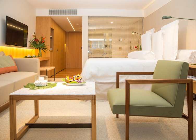 Deluxe courtyard room, Hotel Emiliano