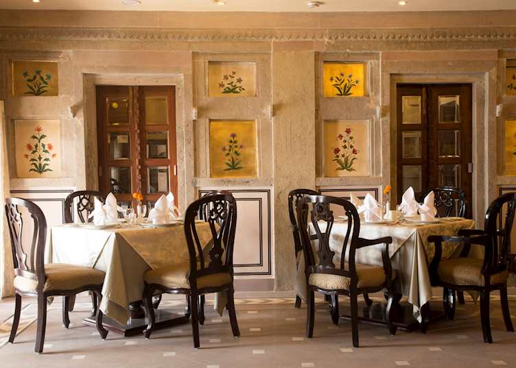 Dining at Brijrama Palace