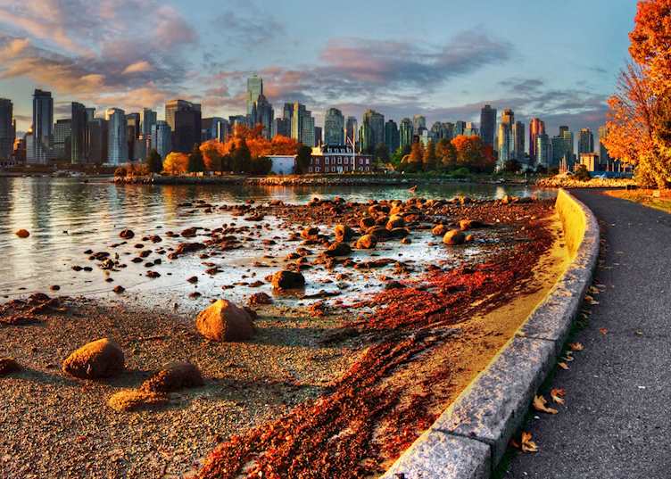 View of Vancouver from Stanley Park