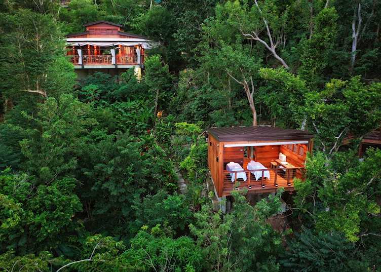 Secret Bay, Gommier Spa and Zing Zing Aerial