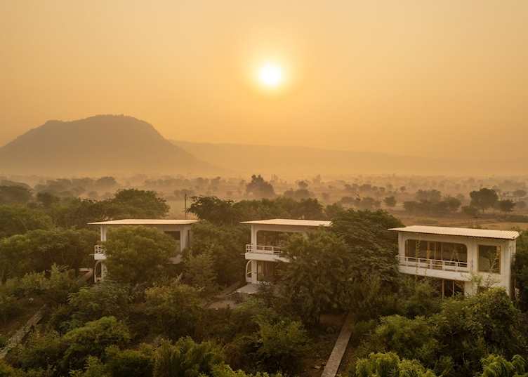 A view of the Forest Villas at Utsav Camp