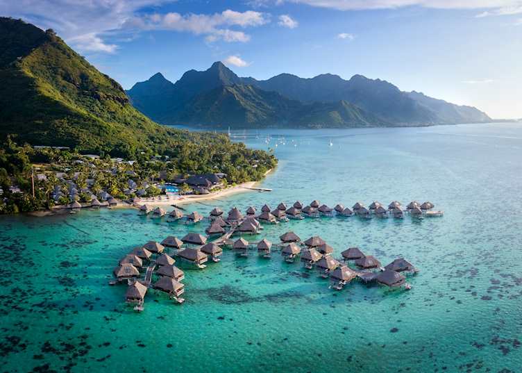 Aerial, Hilton Moorea Lagoon Resort & Spa