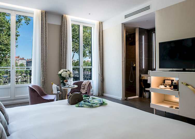 Deluxe room, Boscolo Lyon Hotel & Spa, Lyon