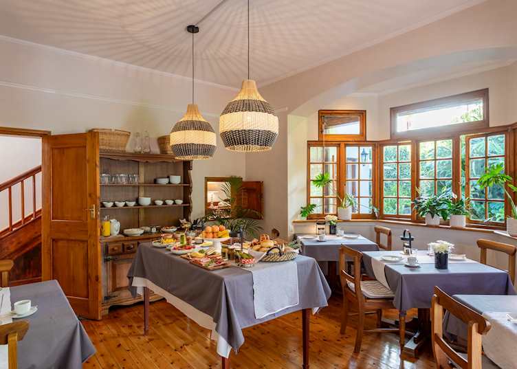 Dining at Acorn House, Cape Town